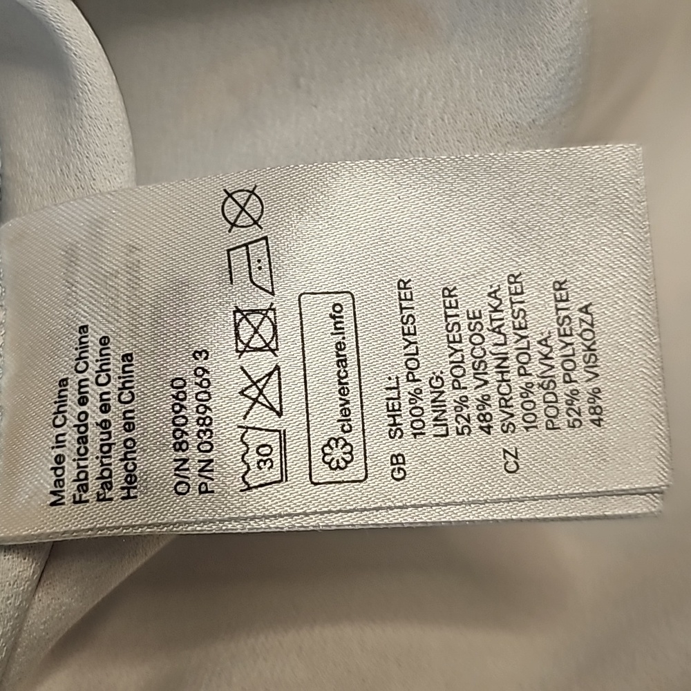 H&M Women Jumpsuit, Size 8, Color: Blue, Off white, orange - Picture 12 of 12